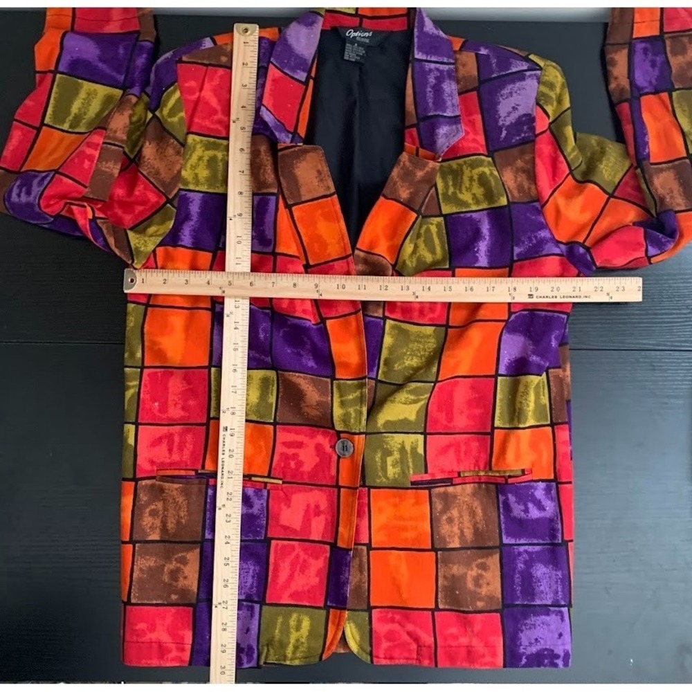 Vintage Options Melrose Patchwork Pattern Colorfu… - image 8